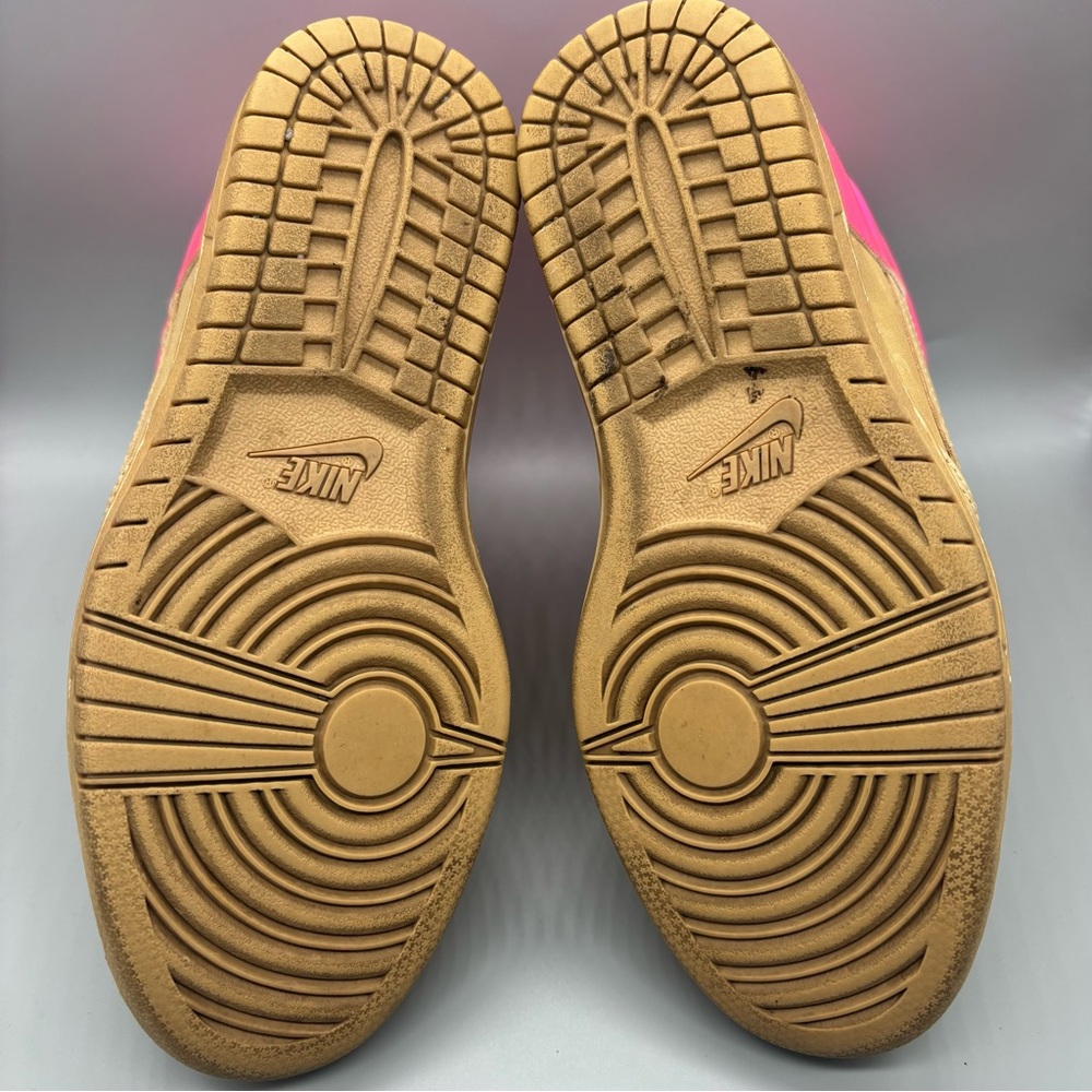 Nike Dunk‎ Sky-Hi Vachetta Tan Pink Flash Women’s Size 6.5 Hidden Wedge Sneakers - Picture 10 of 14